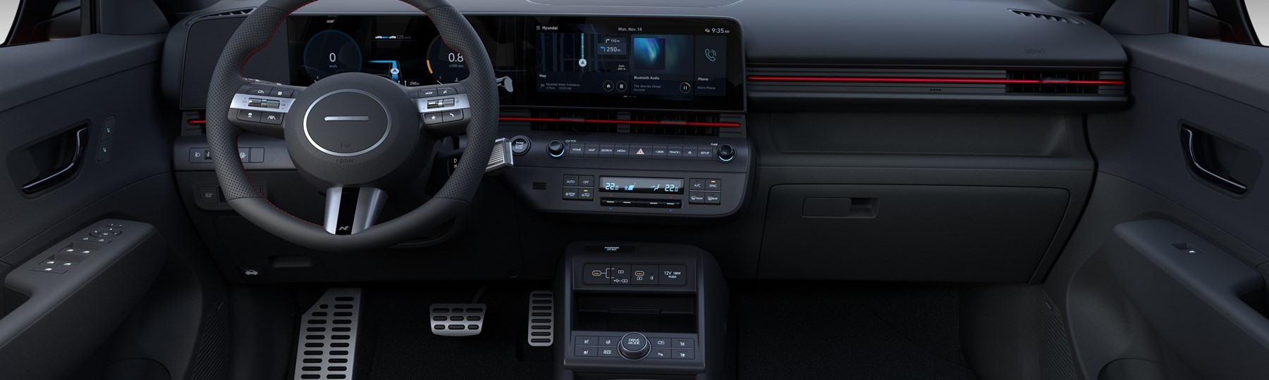 HYUNDAI SX2 HEV NLINE PI SHOT08 Front View Dashboard